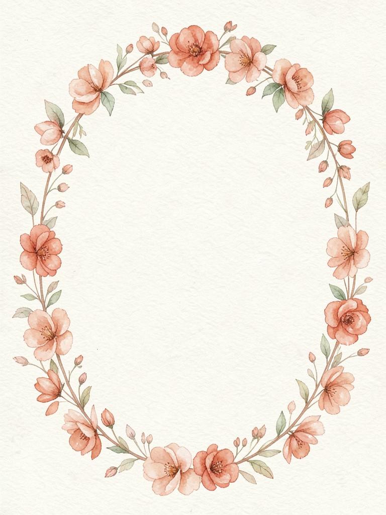 Amber Bloom invitation artwork