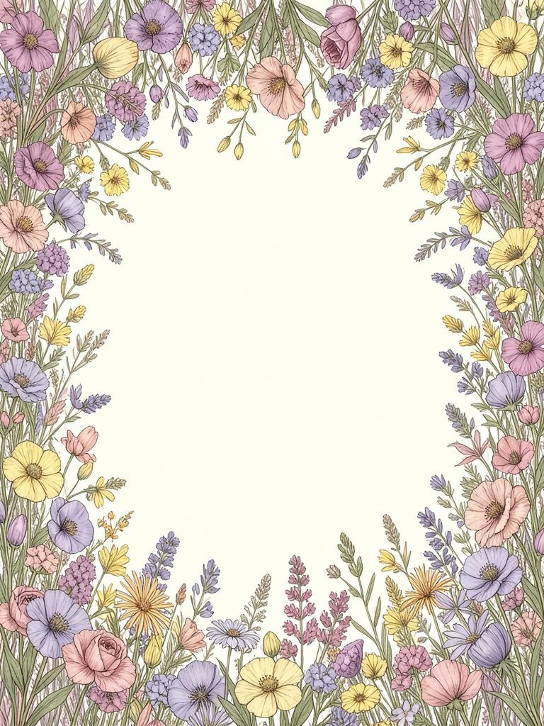Wildflower Press invitation artwork